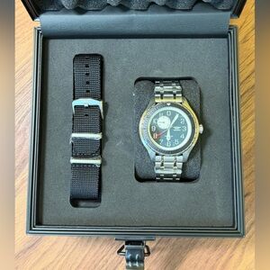 [NWT] Aeromat Beluga Automatic Pilot Watch - 44mm Black Dial - Full Kit